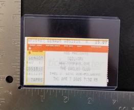 SOILWORK - ORIGINAL APRIL 7, 2005 CONCERT TOUR TICKET STUB - $10.00