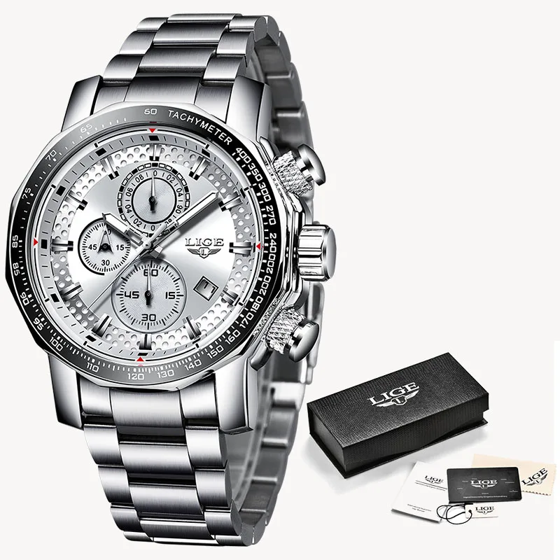 Relogio Masculino New Sport Chronograph Mens Watches Top Brand Luxury Fu... - £73.96 GBP