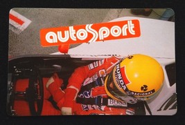 Ayrton Senna &amp; McLAREN-HONDA ✱ Rare Formula 1 Pocket Calendar Card Portugal 1992 - £35.65 GBP