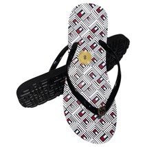 NWT TOMMY HILFIGER MSRP $37.99 WOMEN&#39;S WHITE SANDALS FLIP FLOPS SIZE 9 - $19.54