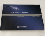 2012 Kia Optima Owners Manual Handbook OEM P03B26012 - $9.89