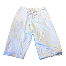 White Stag White Shorts XL Cotton Bermuda Stretch Elastic Waist Comfort Walking - $19.62