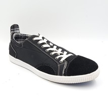 Joes Men Casual Low Top Lace Up Sneakers Size US 10.5 Black Suede - £13.94 GBP