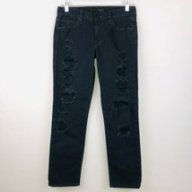 Genetic Womens 23 Alexa Skinny Crop Destress Jeans Indigo Wash - £17.69 GBP
