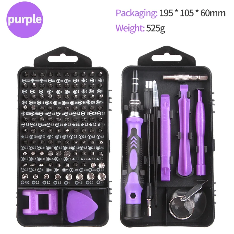 Precision Screwdriver 115 In 1 Set Magnetic screw Multifunction for Comp... - $1,224.62 MXN