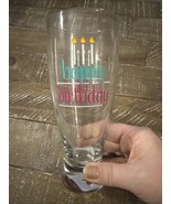 Cristar Happy Birthday 14.5 Oz Pilsner Glass - $15.72