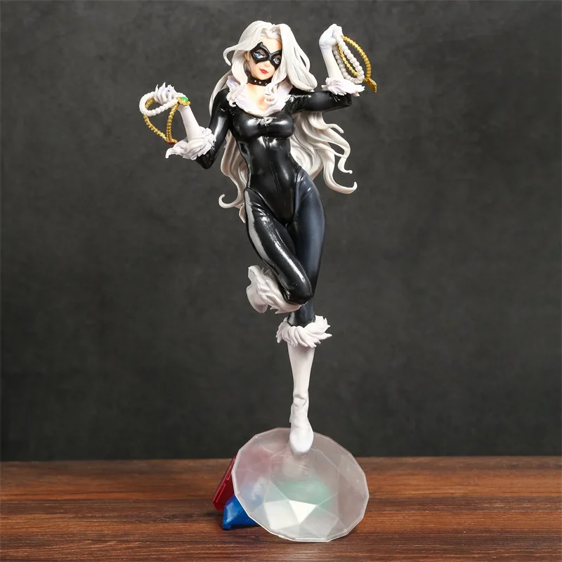 Marvel Bishoujo Black Cat PVC Figure Toy Collection Model Statue - $35.75+