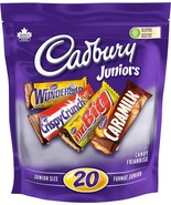 Cadbury Assorted Chocolatey Candy Bars (20 Mini Bars), Caramilk, Mr. Big... - £13.22 GBP