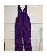 Lands&#39; End Winter Bib Overall Snow Ski Pants Purple Grow-a-Longs Unisex ... - $32.57 CAD