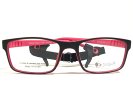 Zoobug Kids Eyeglasses Frames ZB1047 002 Black Pink Rubberized Strap 47-... - £51.18 GBP
