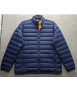 Eddie Bauer Puffer Jacket Mens L Navy Down 650 Packable Water Resistant ... - $1,293.92 MXN