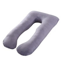Pregnancy Pillow Bedding Full Body Pillow Comfortable U-Shape Cushion Long Side  - £49.67 GBP