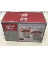 Salt and Pepper Set Large Size Gibson General Store Hollydale Decorated ... - $27.06 CAD