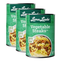 Loma Linda - Low Fat Vegetable Steaks (15 oz.) (3 Pack) - Vegan - £23.07 GBP