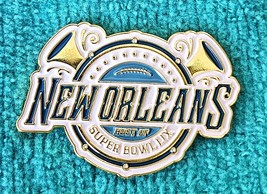 SUPER BOWL LIX - NEW ORLEANS HOST COMMITTEE MEDIA PIN - VERY RARE - 2025... - £15.73 GBP