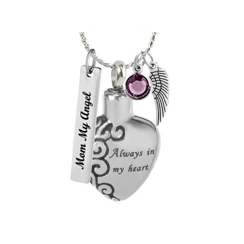 Always In My Heart Pendant Urn - Love Charms™ Option - $29.95