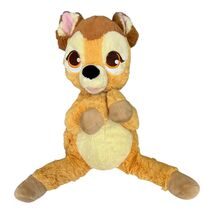 Disney Bambi Plush Deer Stuffed Animal 10” Brown Tan Big Eyes Soft Toy - $16.20