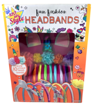 JUST MY STYLE Fun FASHION HEADBANDS UNICORN Birthday Party Set 10 Hair Band - £11.66 GBP