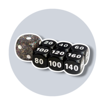Trainer's Toolkit 2020 Pokemon Collectible Damage Dice: Black and White - $4.90