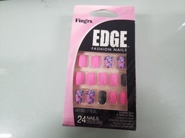 Fing&#39;rs Edge Fashion Nails Short, 24 Nails - 31115-NO GLUE!!!!!!!---N47 - £6.85 GBP