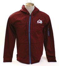 NHL Burgundy Colorado Avalanche Zip Front Hooded Track Jacket Men&#39;s NWT - £63.94 GBP