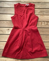 Madewell Women’s sleeveless Knee Length dress size 0 red C7 - £27.61 GBP