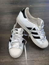 Adidas Womens Superstar C77153 White Casual Shoes Sneakers Size 7.5 - £30.07 GBP