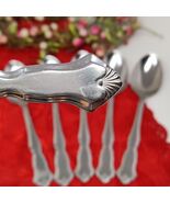 6X Tbsp Wallace Chadwick Table Spoon Flatware 18/10 Stainless Heavy Nice - $34.81 CAD