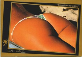 Behind on my Writing California Girl Postcard Risque 90&#39;s 80&#39;s Pinup butt bum  - £7.82 GBP