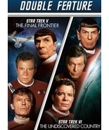 Star Trek DVD V The Final Frontier Star Trek VI The Undiscovered Country... - £5.55 GBP