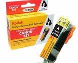 KODAK Remanufactured Ink Cartridge Compatible With Canon CLI-221BK High-... - £7.21 GBP