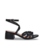 Zapatos de tacón mujer slingback peep toe sandalia destalonada apple ski... - $2,448.42 MXN