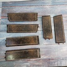 1977-1979 Lincoln Continental 6pc Front Rear Wood Grain Door Panel Trim ... - $2,134.96 MXN