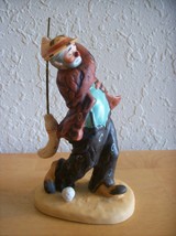 1986 Emmett Kelly “Golfing with Broom” Figurine  - $30.00
