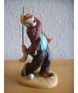 1986 Emmett Kelly “Golfing with Broom” Figurine  - $30.00