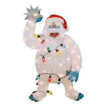 32 Inch Pre-Lit Bumble Holiday Indoor/Outdoor Festive Decoration - £83.52 GBP