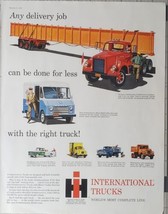 International Trucks Worlds Most Complete Truck Line Print Ad  1959 - £13.18 GBP