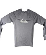 Quicksilver Rash Guard Swim Surf Shirt Long Sleeve Size Medium Gray 12 Y... - $28.85 CAD