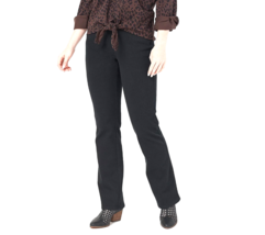 Belle Kim Gravel Tall Flexibelle Boot-Cut Jeans- BLACK, TALL 2 - $29.69