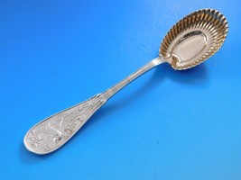 Japanese by Tiffany and Co Sterling Silver Ice Cream Spoon Rose GW Fluted 5 3/4&quot; - £401.55 GBP