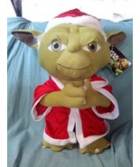 Gemmy Star Wars Yoda Santa Claus Christmas Door Greeter Plush Large 21&quot; ... - £18.36 GBP