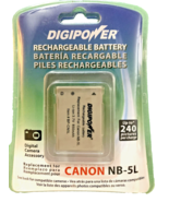 Digipower NB-5L 3.7V 850 mAh Battery for Canon SX230 SX210 SX200 SD970 - $8.02 CAD