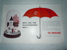 Vintage The Travelers Insurance Print Magazine Advertisement 1960 - $4.99