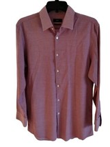 Hugo Boss Sharp Fit Black Label Shirt Men’s 16 32/33 Purple Long Sleeve Pink - £47.36 GBP