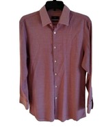 Hugo Boss Sharp Fit Black Label Shirt Men’s 16 32/33 Purple Long Sleeve ... - $59.39