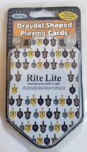 Rite Lite Chanukah Playing Card. Draydel Shaped Playing Cards - £4.75 GBP