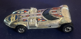 Hot Wheels Redline Twinmill 1968 Chrome Made in Hong Kong - £25.75 GBP