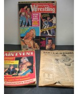 Lot of 3 Wrestling Magazines Vintage USED Victory Sports, Main Event, Pro - $30.17 CAD