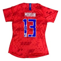 Alex Morgan Signé 2019/20 Nike USA Femmes Rouge Football Jersey Bas - £190.74 GBP