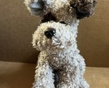 TY Plush PUPPY Dog Beanie Buddy 11&quot; Boggs Brown Terrier Stuffed Animal B... - £8.55 GBP